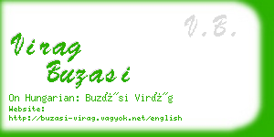 virag buzasi business card